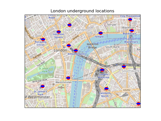 London underground locations