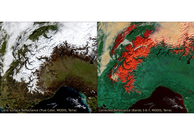 Web Map Tile Service time dimension demonstration